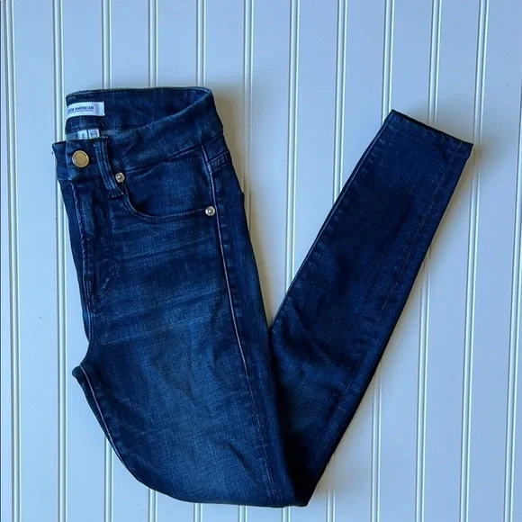 Good American Good Legs Blue Skinny Jeans - Picture 5 of 7